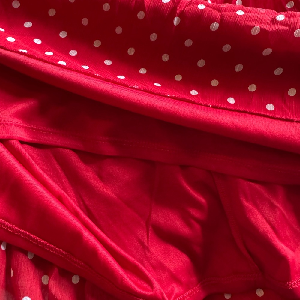 🔥 NWT gorgeous red with white polka dot swing dress by Francesca’s. - Picture 9 of 9